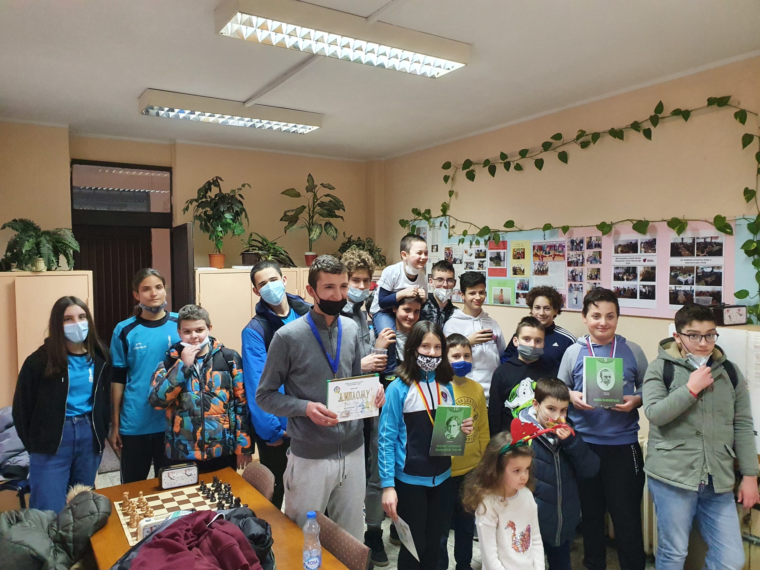 Organizovan turnir sa prijateljima iz beogradskih klubova ŠK Kralj i ŠK Vidikovac – 31.01.2021.